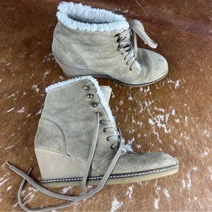 J Crew wedge ankle boot